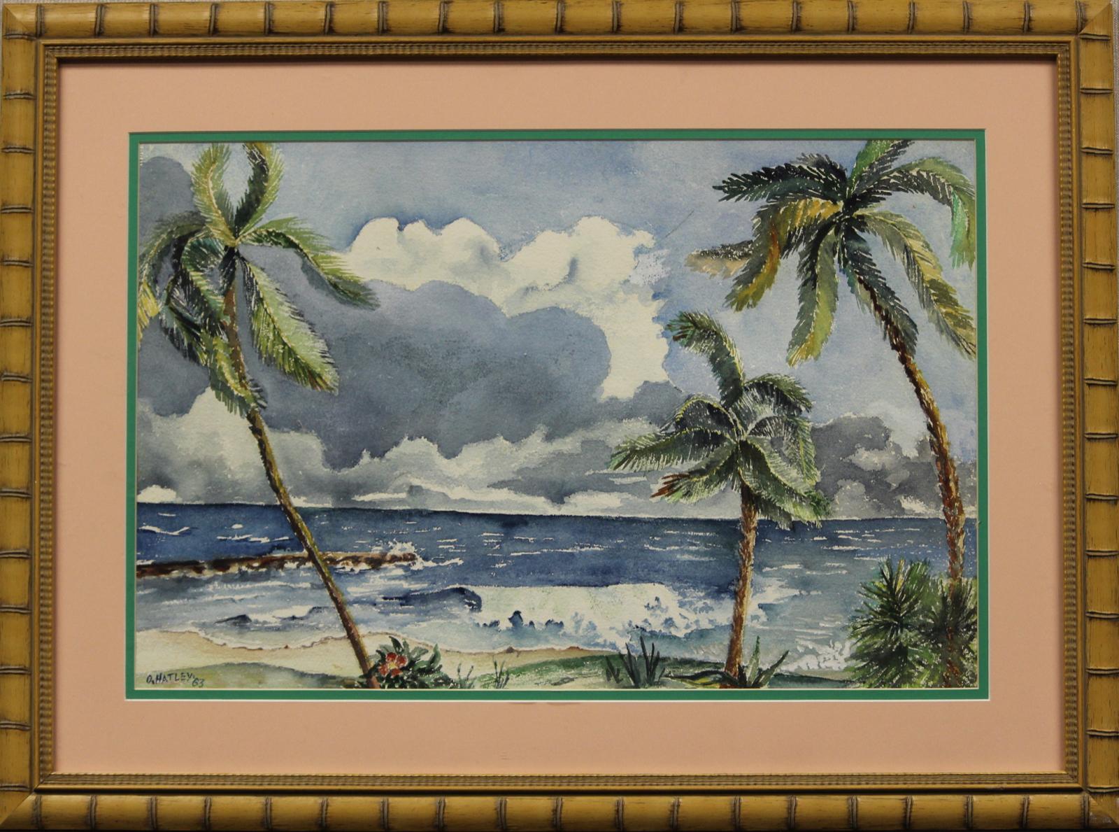 O. Hartley Landscape Art - "Barbados"