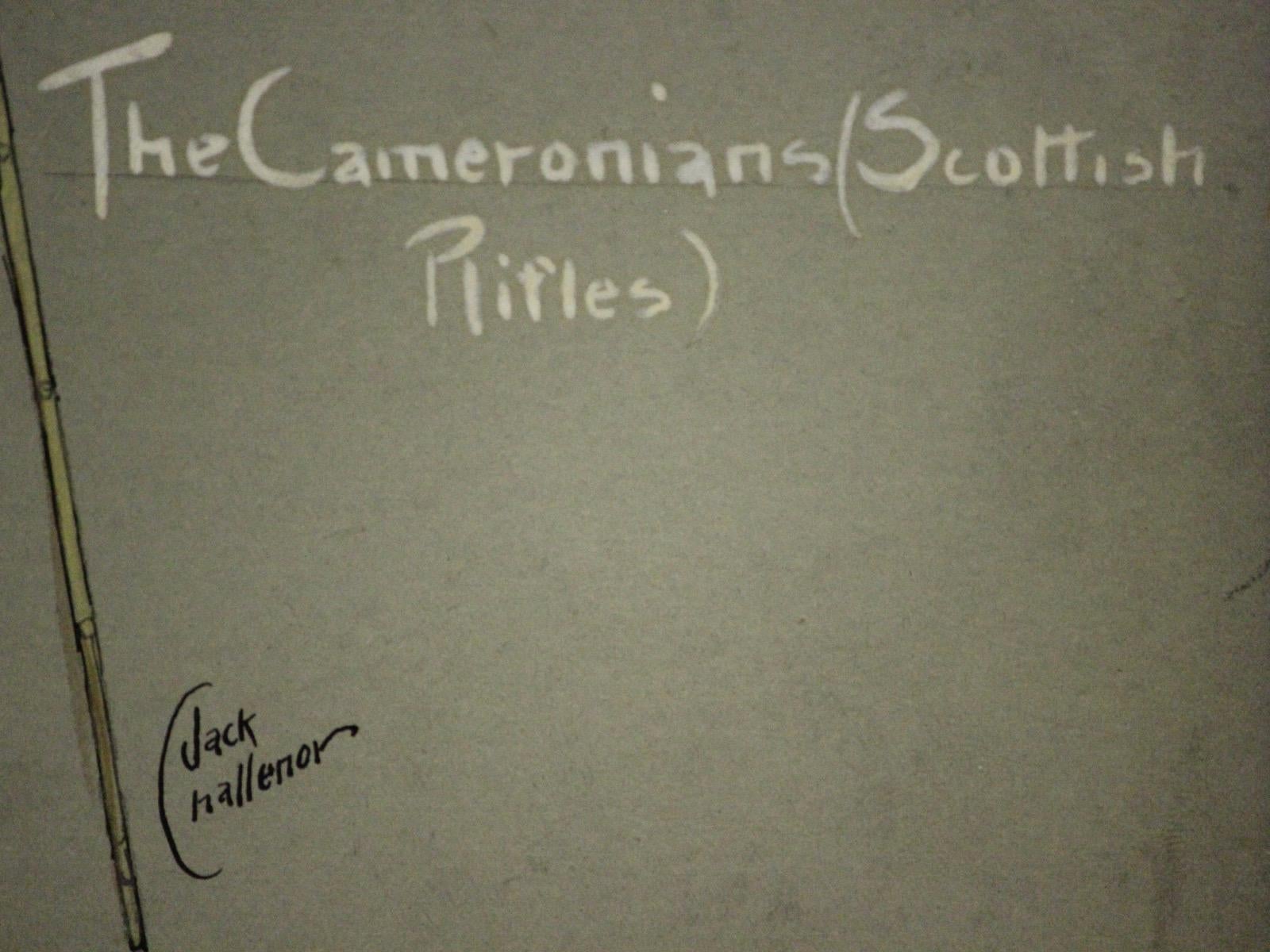 The Cameronians (Scottish Rifles) - Art by Jack Challenor