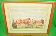 "The Red Prince Mayer" c1922 Colour Print, After the Painting by A.J. Munnings