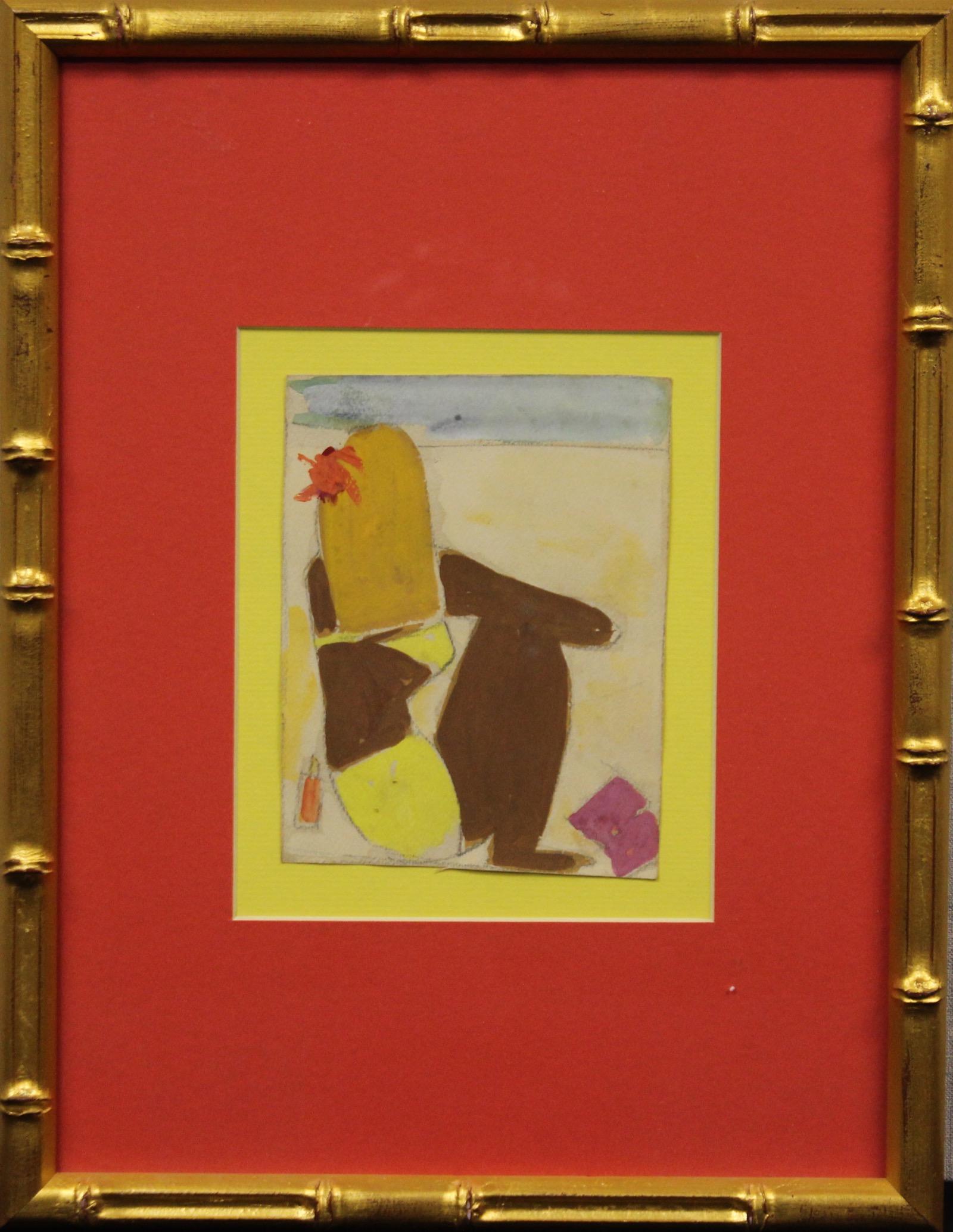 Figurative Art di Reynaldo Luza - Bikini giallo