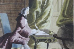 The Black Moth (La falena nera), opera d'arte originale a guazzo del 1954 di Philip Gough