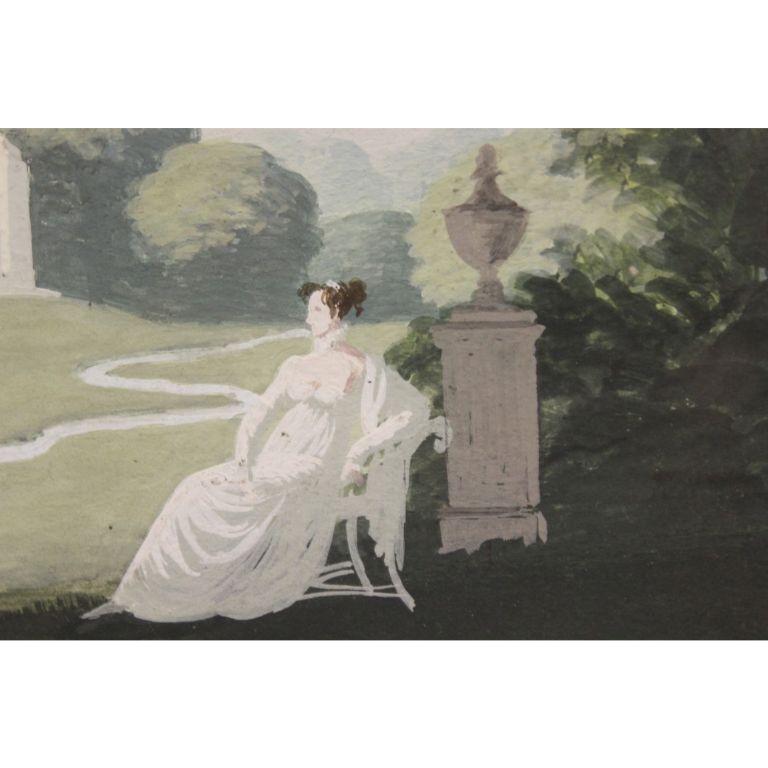 The Reluctant Widow by Georgette Heyer Original Gouache Artwork by Philip Gough For Sale 1