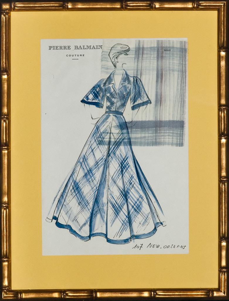 Unknown Figurative Art - Pierre Balmain Couture- #107 New Orleans