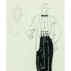 Dapper Gent in White Dinner Jacket