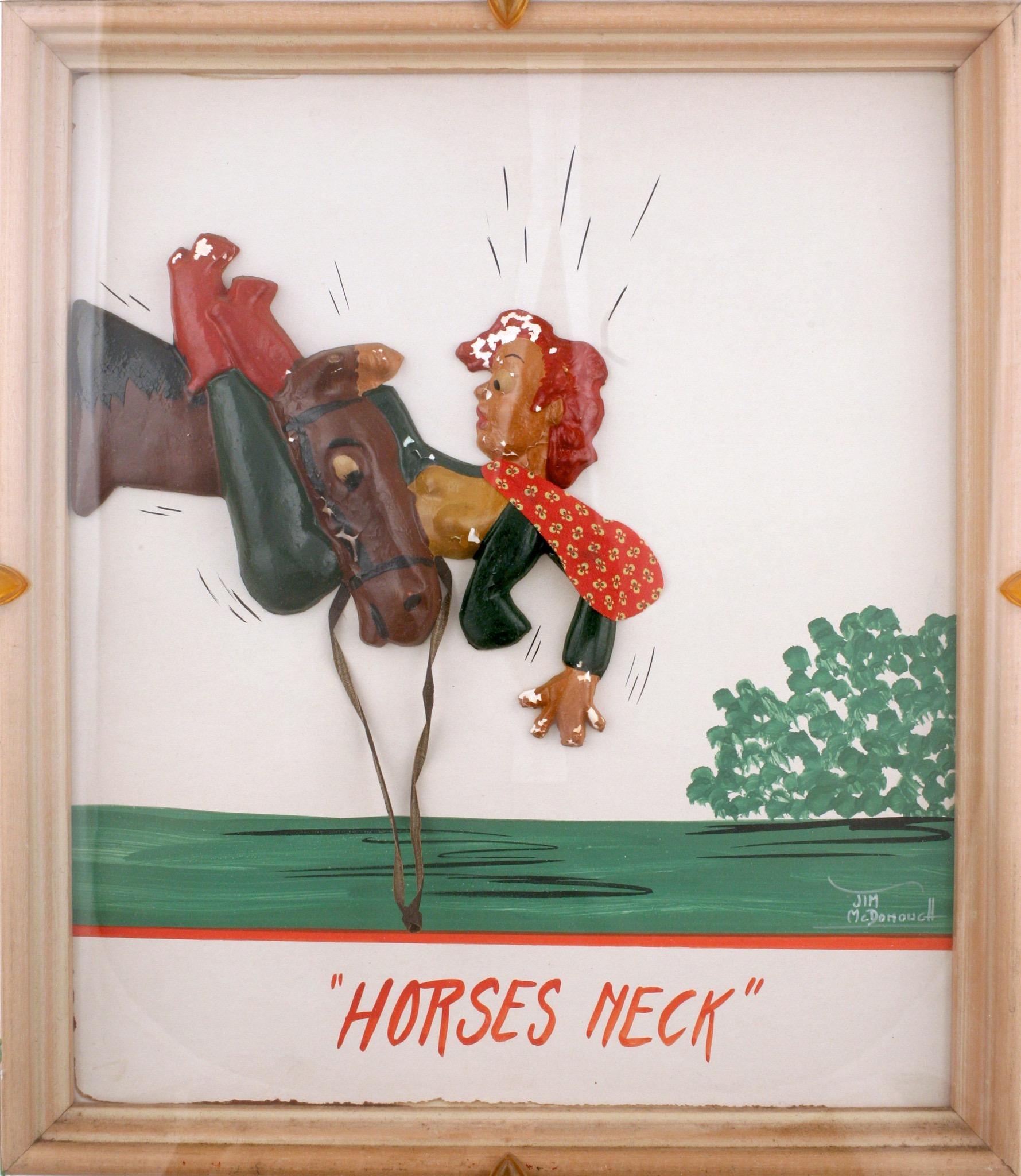 Jim McDonough Figurative Art - "Horses Neck"