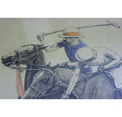 May All Of Your Shots Be Goals c1930s Drawn on Stone par Paul Desmond Brown (1893