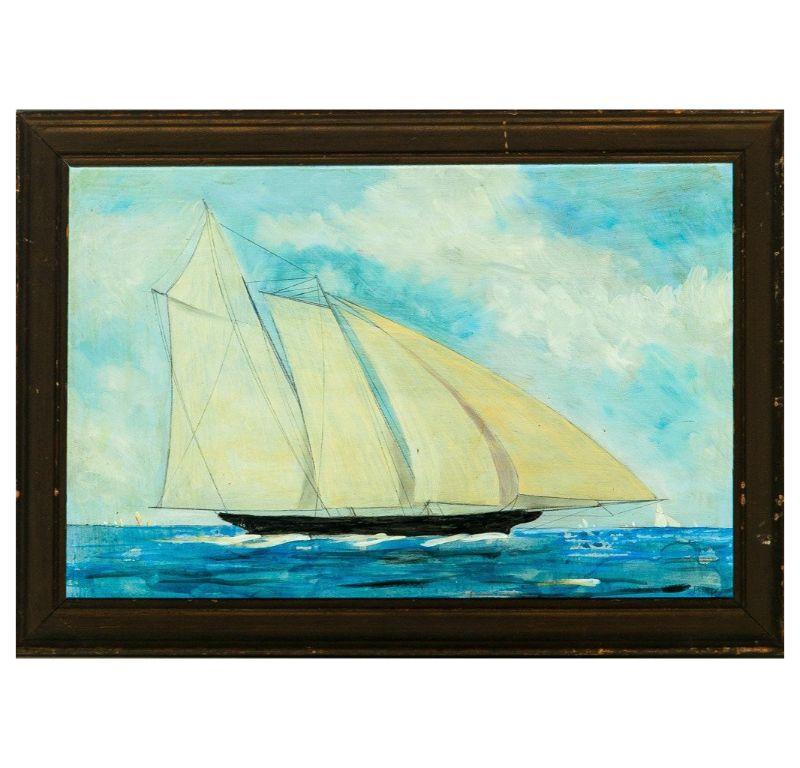 BK Kremitske Figurative Painting - The Schooner Canandaigua