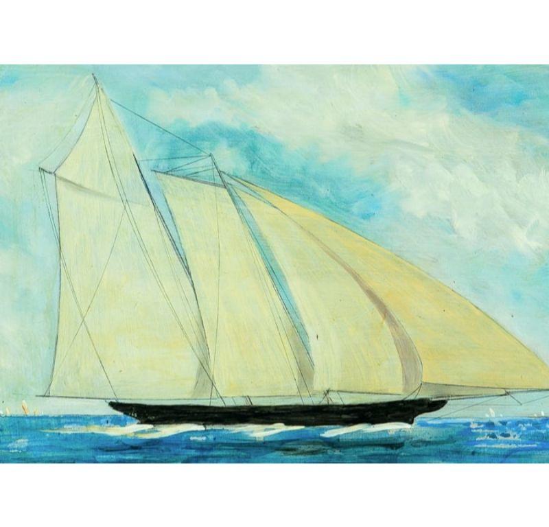 The Schooner Canandaigua - Painting by BK Kremitske