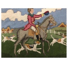 Petit-Needlepoint Radnor Fox-Hunt Panel