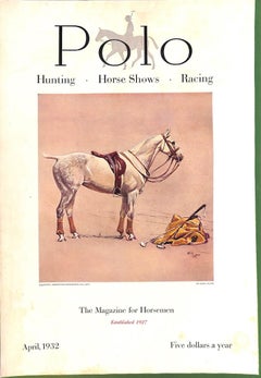 "Cecil Aldin 'Activity' c1932 Polo Pony Hand- Colour Plate"