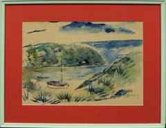 Bermuda-Bucht Aquarell von Alfred Birdsey (1912-1996)