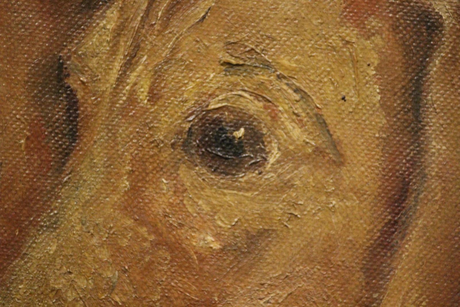 Pair of Dachshunds - Brown Figurative Art by Unknown