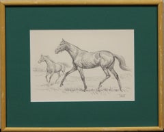 Chieftan-Colt Disegno a matita di Sam Savitt (1917-2000)