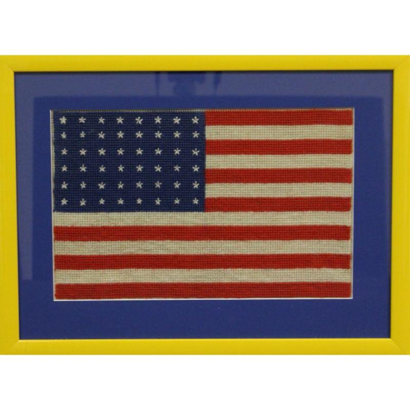 Hand-Needlepoint (48) Stars & Stripes - Art by Unknown