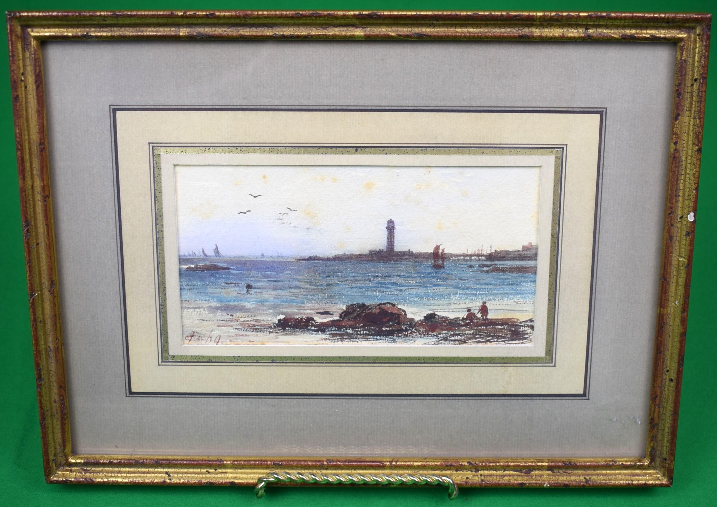James Cassie (1819-1879) Landscape Art - Near Montrose, Angus Scottish Watercolour By James Cassie R.S.A.
