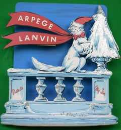 Arpege x Lanvin My Sin Parfüm-Schild mit 3-D-Verzierung