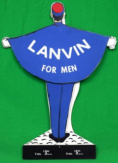 "Lanvin Paris For Men Cologne c1950s 3-D Advert Sign"
