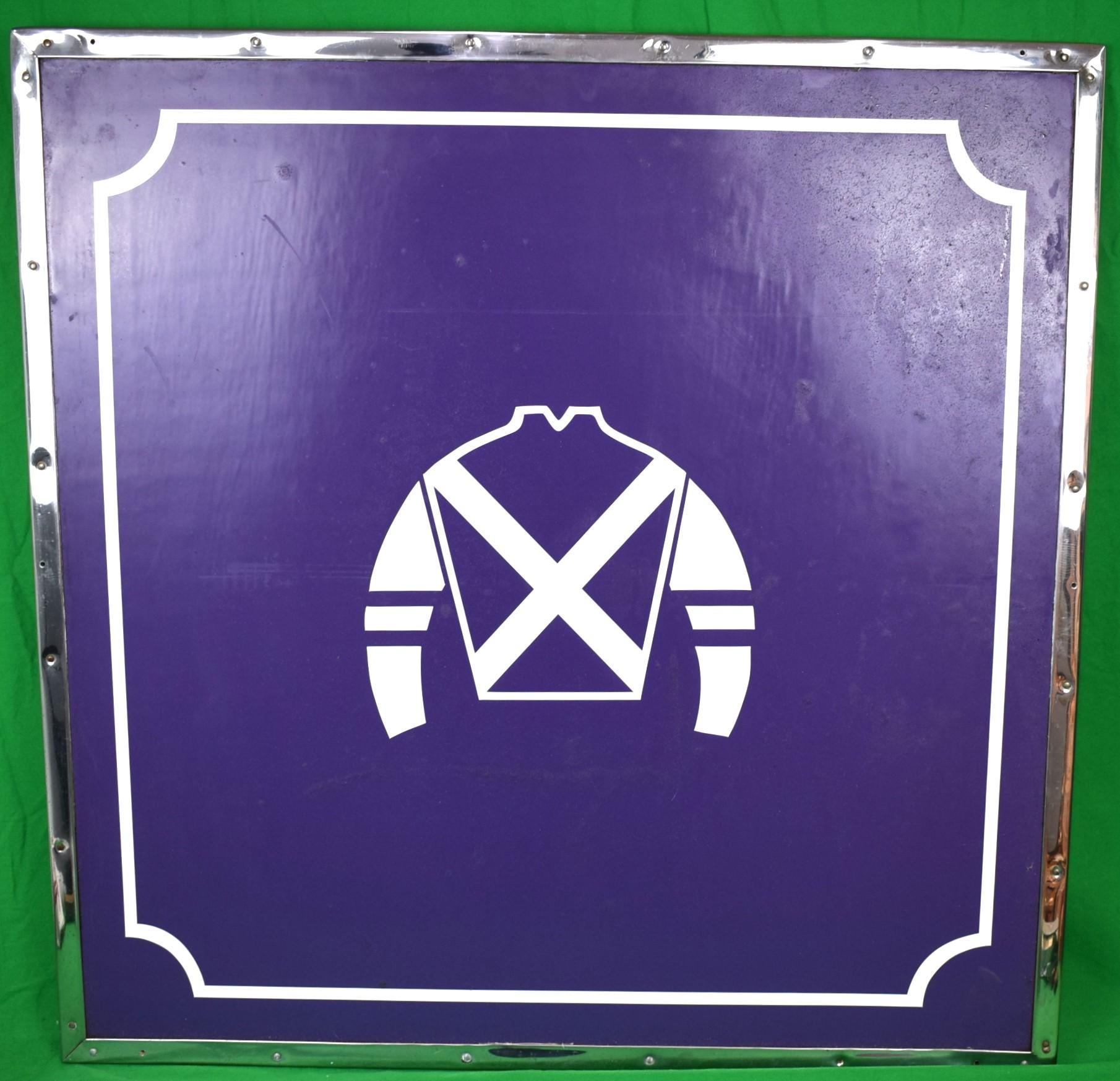"Racing Stable Owner's Silkscreen Stable Sign" - Art by Unknown