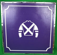 "Racing Stable Owner's Silkscreen Stable Sign"