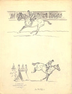 Original 1944 Pencil Drawing From Hi, Guy! The Cinderella Horse By Paul Brown 8