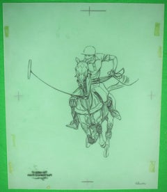 Paul Brown Polo Pencil On Acetate Drawing #8