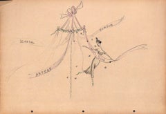 Vintage Lanvin Paris Scandal/ Arpege/ Rumeur/ My Sin Perfume Advertising c1950s Artwork