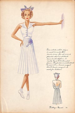 Model Sporting c1937 Tennis Attire