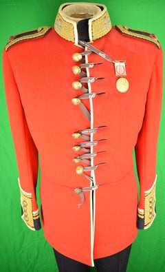 Vintage "Irish Guards "Major" Officer's 'Full-Parade' 2pc Tunic/ Uniform on Mannequin"