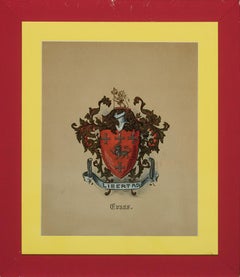 "Evans Libertas Coat-of-Arms" Watercolour