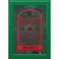 "Gordon's Dry Gin Advert Mirror" (publicité pour le gin sec Gordon's)