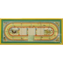 Belmont Park c1920s Horse Race Game Board Custom Framed