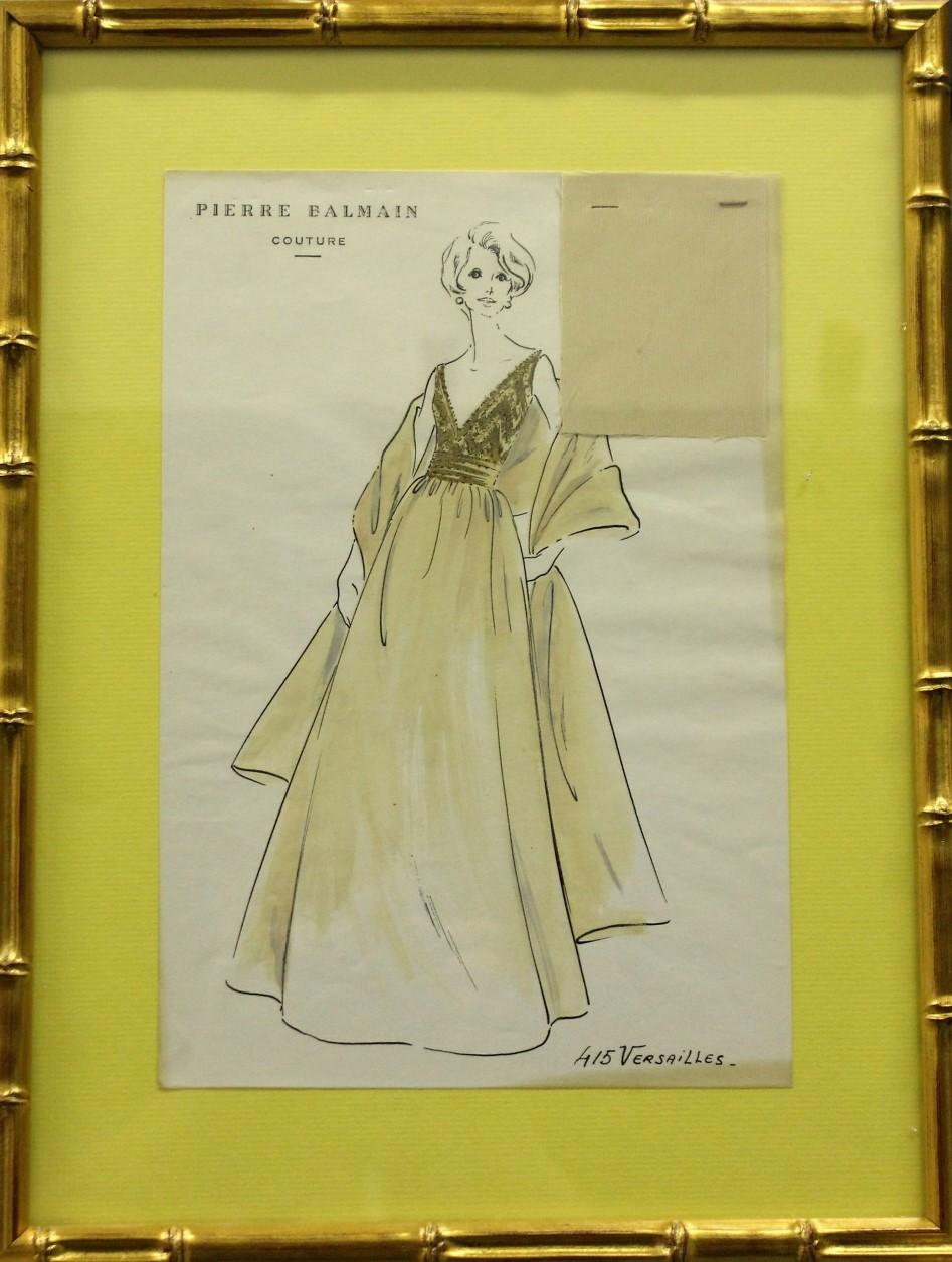 Pierre Balmain Couture No. 415 Versailles - Art by Unknown