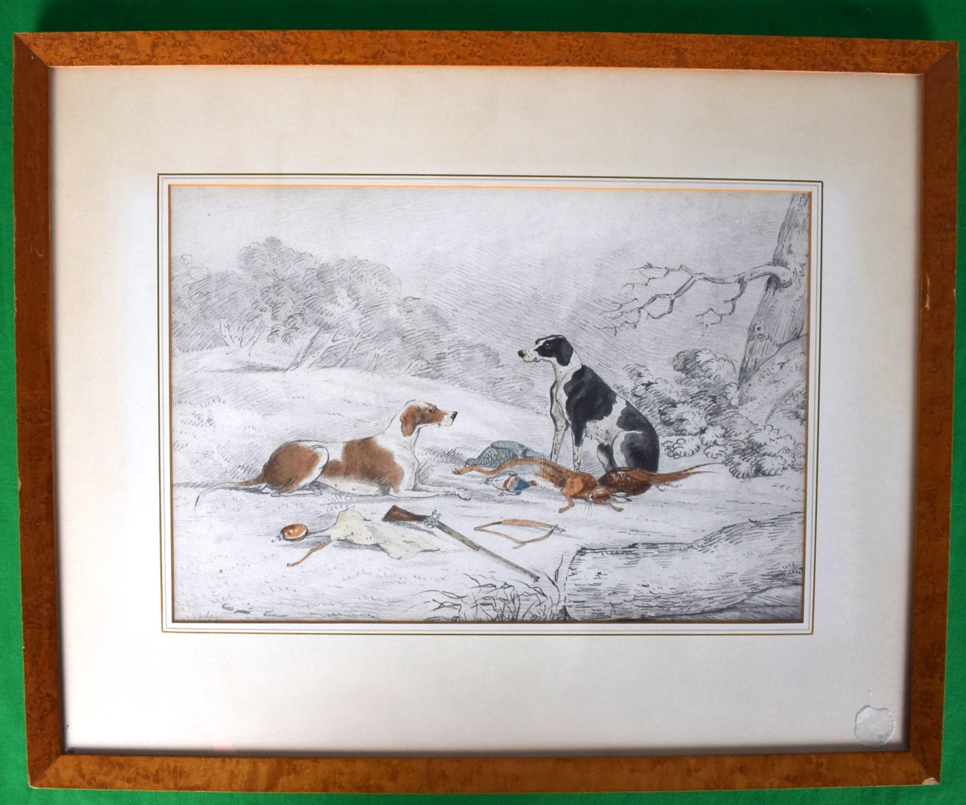 Art Sz: 9 7/8"H x 14 1/2"W

Frame Sz: 17 1/8"H x 21 1/4"W

Artist: Henry Alken

Provenance: 
The Sportsman's Gallery of Art and Books, Inc. 
7 East 55th Street New York 22, N.Y. 
(Label)