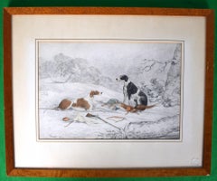 Antique "Shooting" Watercolour Drawing By Henry Alken