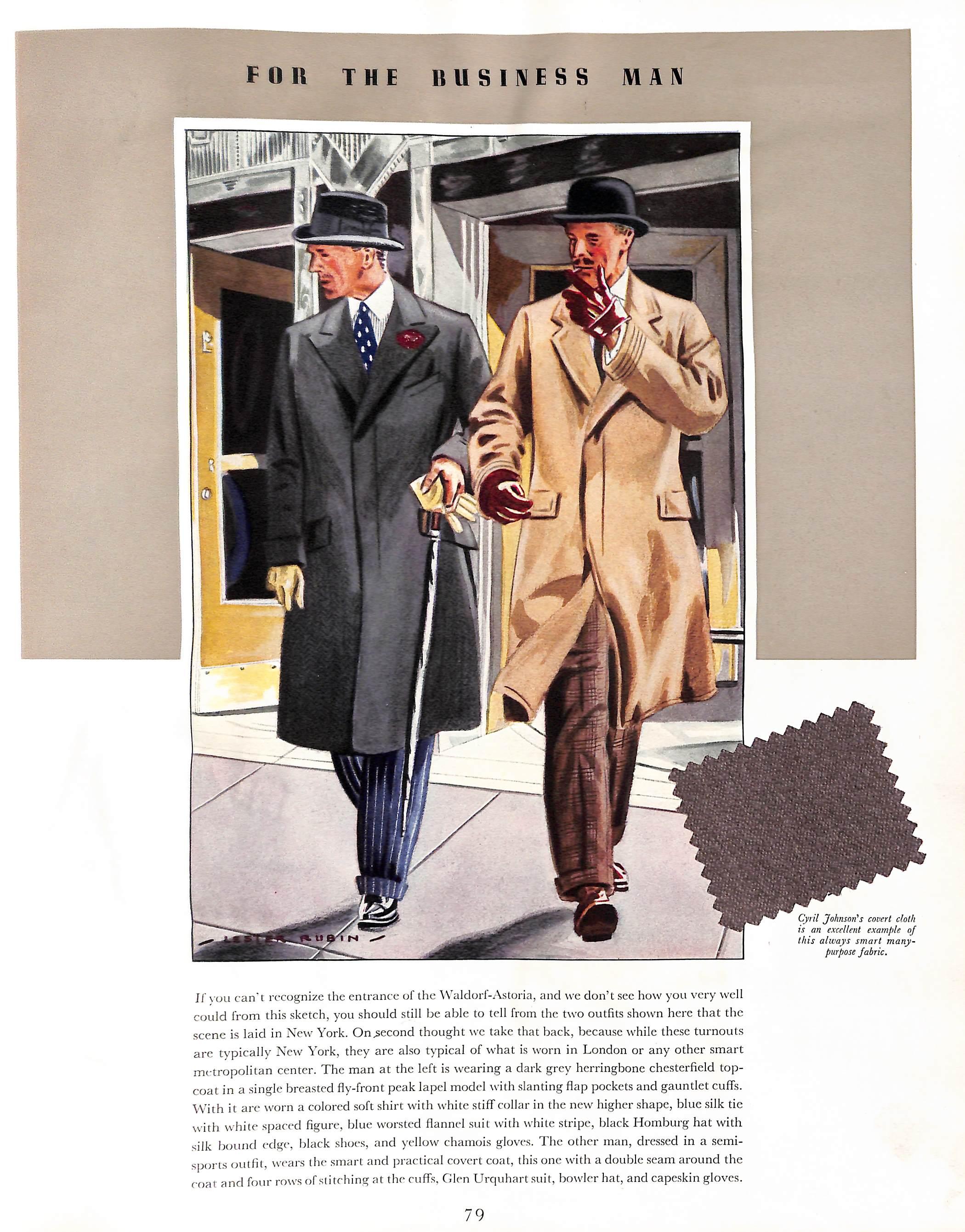 Advance Spring 1937 copy of Apparel Arts.

Volume seven number IIA.

[88] pp.

Featuring classic gentlemen's fashion advertising.

This stylish issue covers the coronation of King Edward the VIII,

and features a spread on the fashion of the
