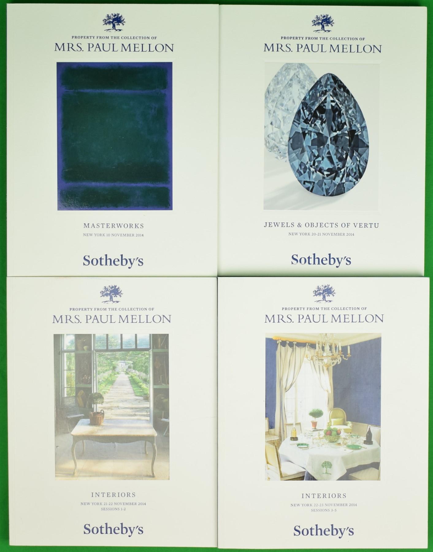 Property From The Collection Of Mrs. Paul Mellon: 4 Vols 2014 Sotheby's (NEW) - Art by Unknown