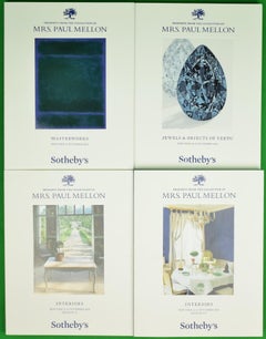 Property From The Collection Of Mrs. Paul Mellon: 4 Vols 2014 Sotheby's (NEW)