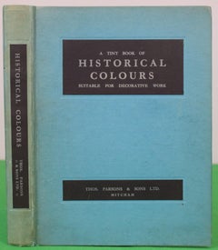 „Ein getöntes Buch historischer Farben, geeignet für dekorative Arbeit“, 1961