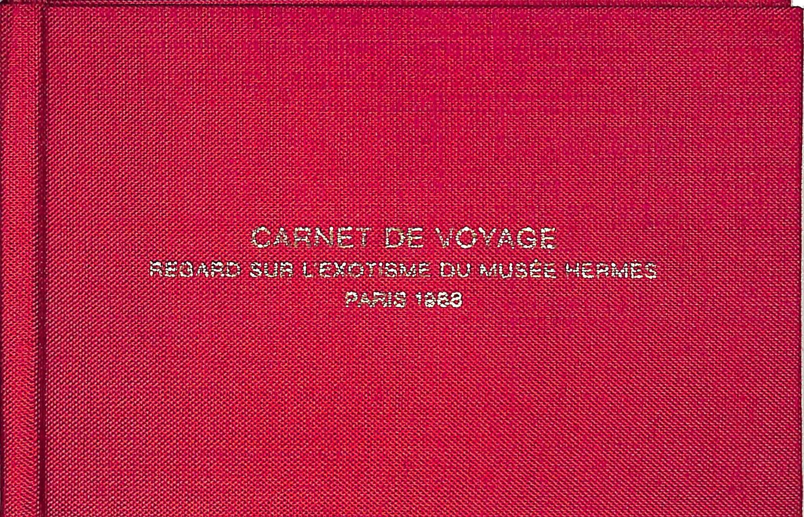 "Carnet De Voyage Regard Sur L'Exotisme Du Musee Hermes Paris" 1988 - Art di Unknown
