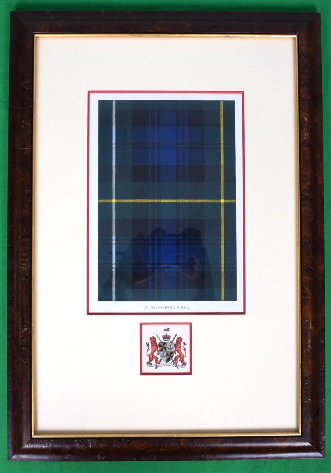 Der Clan Campbell Of Argyll IV Gerahmte Tartan/Wappen Herkunft: Die Susie – Art von Unknown