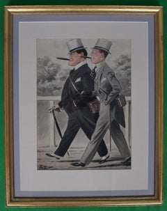 L'On. CAP. Lionel Montague & Lt. Col. l'On. Freddie Cripps c1930 Waterco