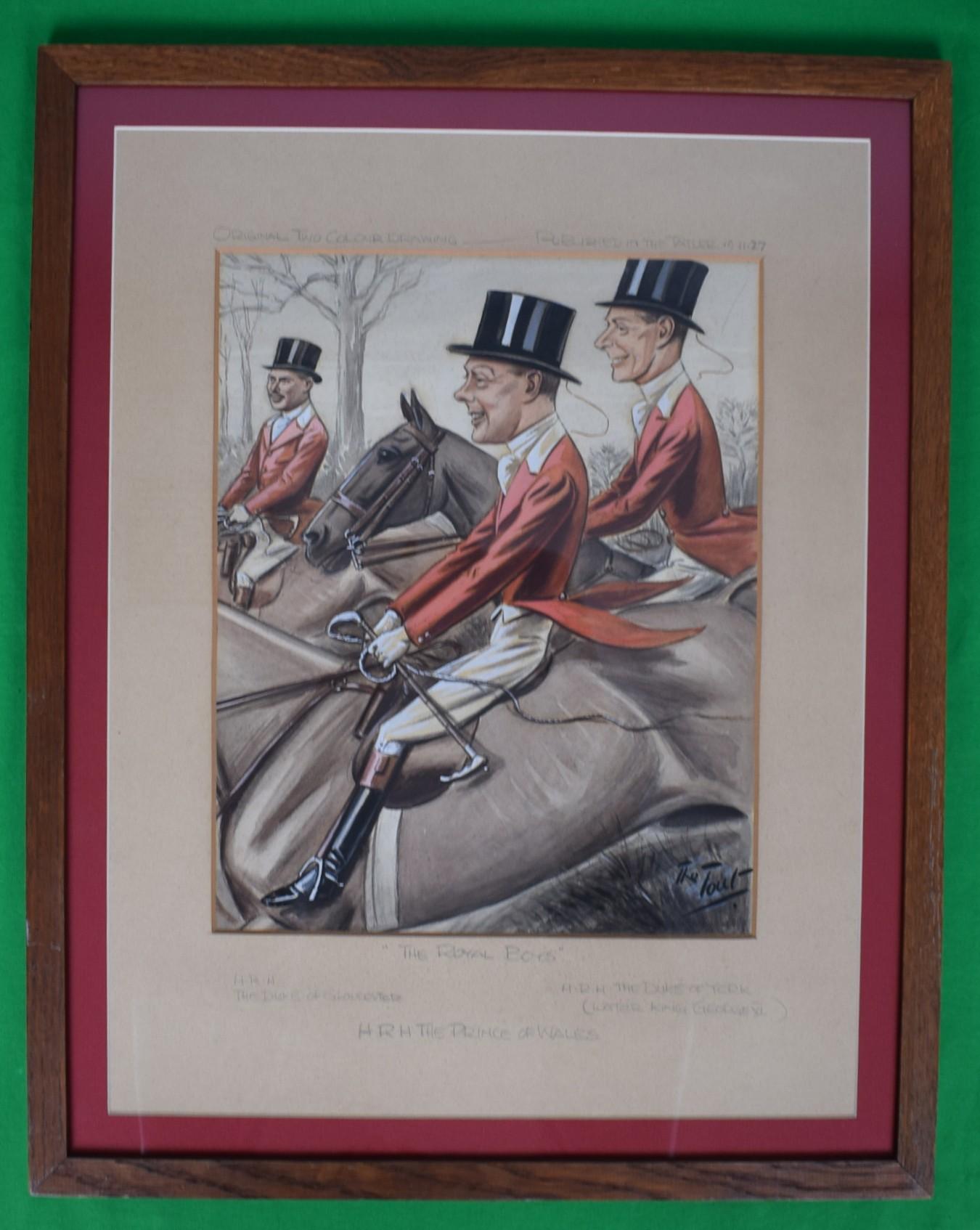 "I ragazzi reali": S.A.R. il Duca di Gloucester, S.A.R. il Principe di Galles, S.A.R. il D. A.