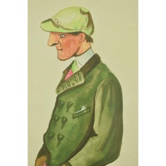 Arthur Coventry 1884 Jockey Watercolour
