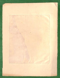Paul Brown "Out Into Space" Steeplechaser Drypoint Etching