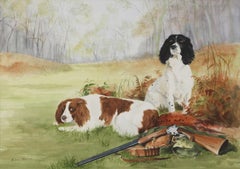 'Quail and Sophie' Watercolour By Andrea Clarkson