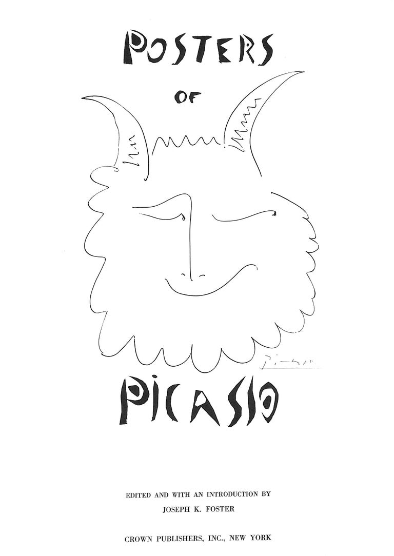 Pablo Picasso "Posters Of Picasso" 1957 For Sale at 1stDibs