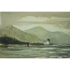"Scottish Watercolour On Way To Oban"