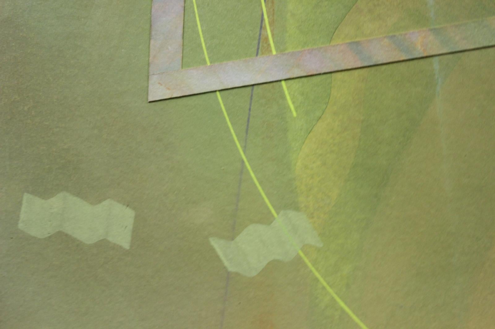 Abstraktes Aquarell „Bevor jetzt“ von Paul Garland im Angebot 3