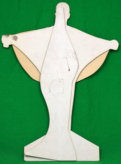 "Cartello pubblicitario tridimensionale Lanvin Paris For Men Cologne c1950s"