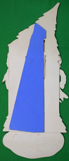 "Lanvin Arpege Perfume w/ Santa Claus 3-D Advert Sig"